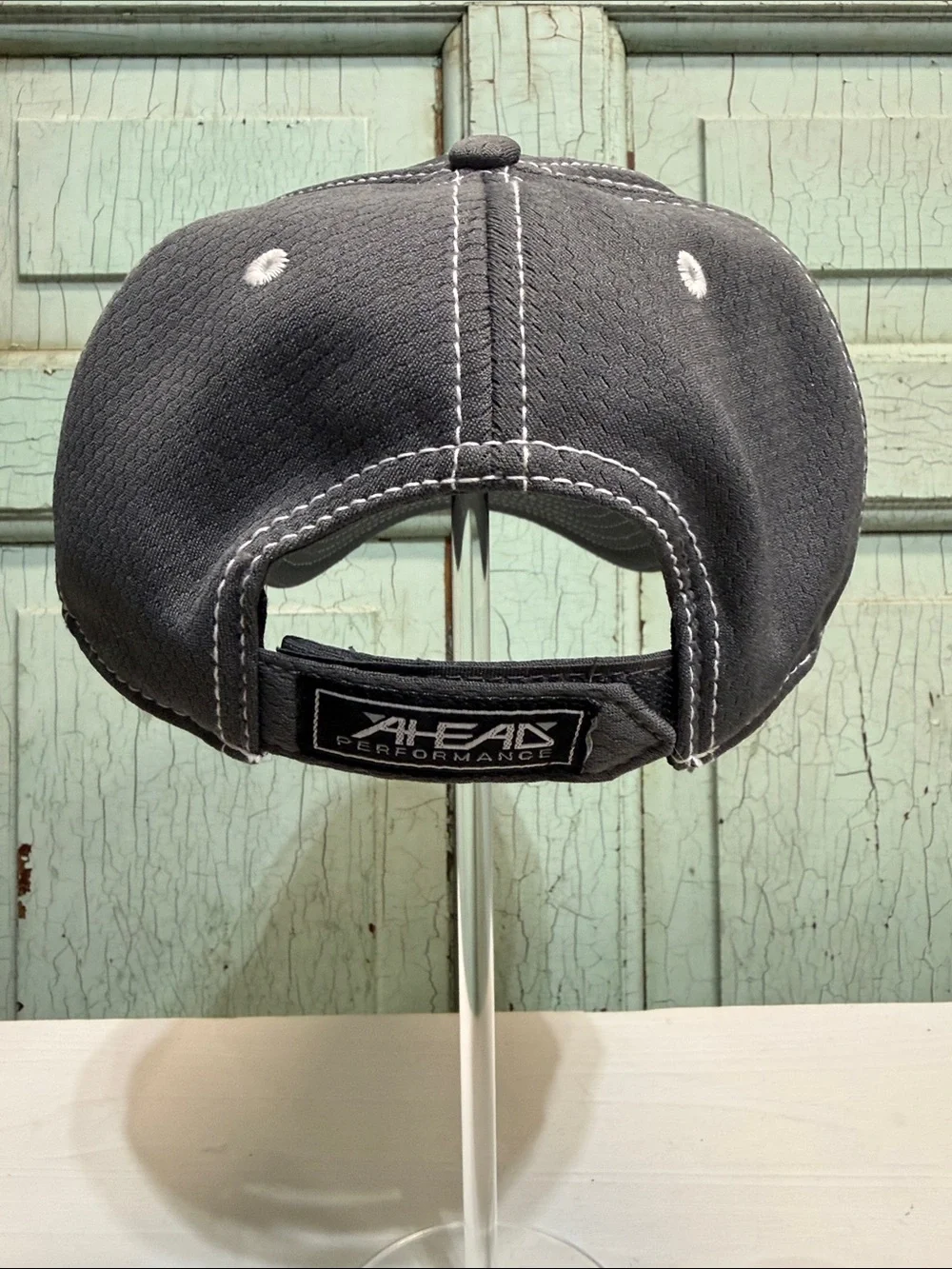 Men's Gray AHEAD Embroidered UPF 30+ Baseball Cap